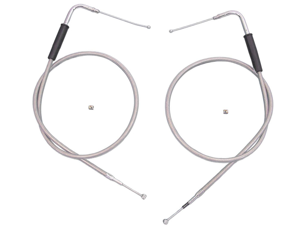 30-1/2 inch Stainless Steel Throttle and Idle Cable Set