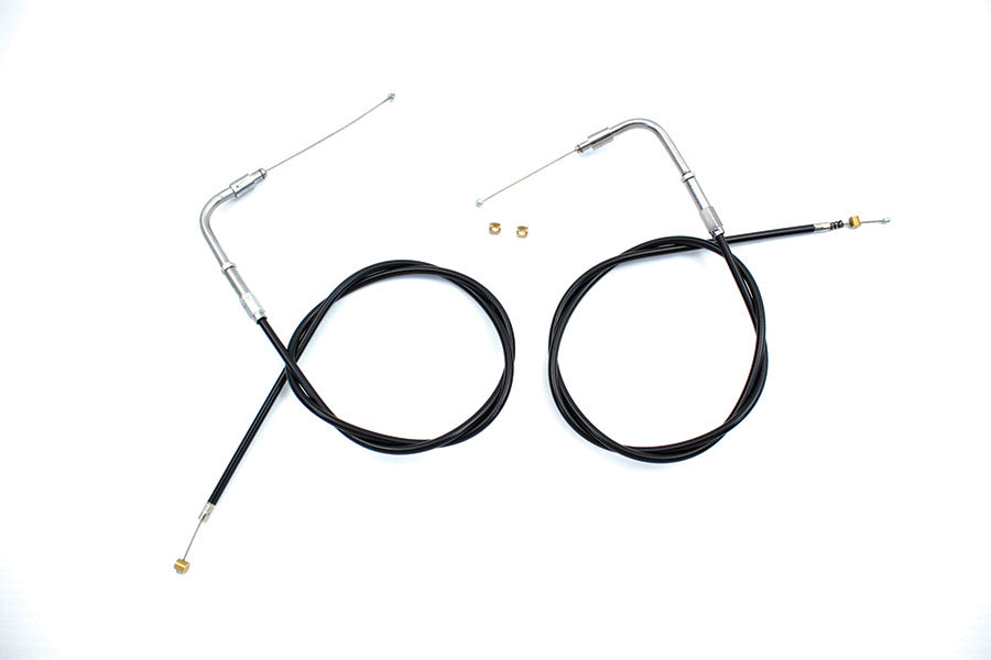 34.25 inch Black Throttle and Idle Cable Set