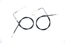 Load image into Gallery viewer, 34.25 inch Black Throttle and Idle Cable Set