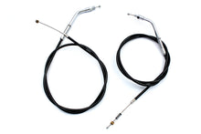 Load image into Gallery viewer, Black Throttle and Idle Cable Set with 36.81 inch Casing