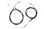 Black Throttle and Idle Cable Set with 36.81 inch Casing