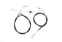 Load image into Gallery viewer, Black Throttle and Idle Cable Set with 44.81 inch Casing