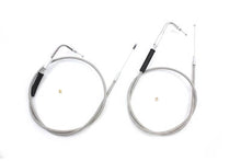 Load image into Gallery viewer, 41-1/2 inch Stainless Steel Throttle and Idle Cable Set