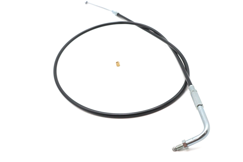 Black Throttle Cable with 90 Elbow Fitting