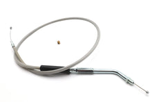 Load image into Gallery viewer, Braided Stainless Steel Throttle Cable with 36.375 inch Casi