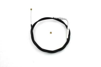 Black Throttle Cable with 90 Elbow Fitting