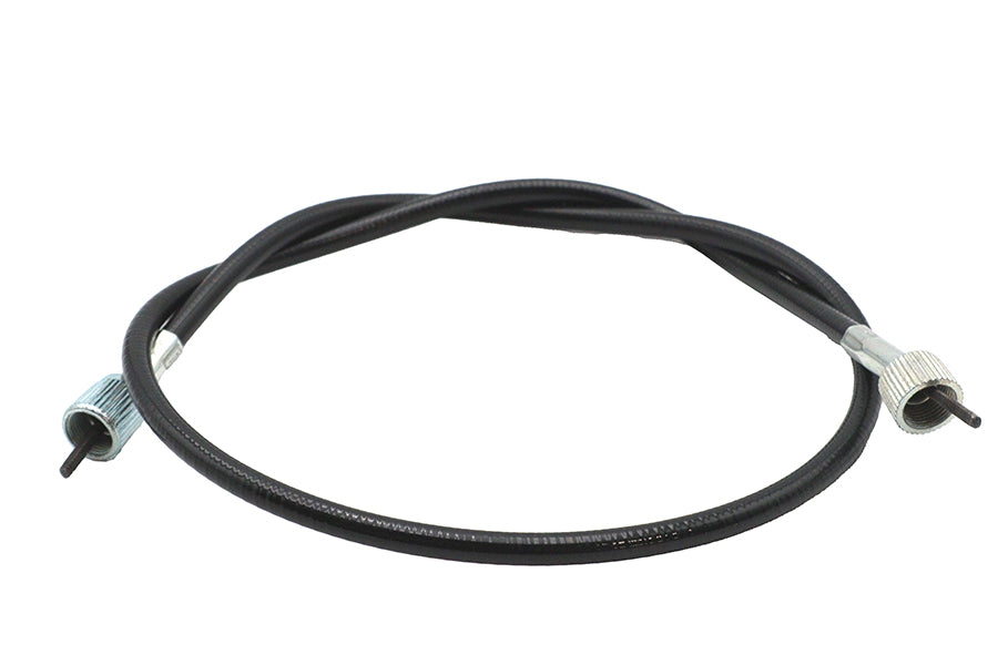 35.00 inch Black Tachometer Cable