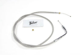 Braided Stainless Steel Throttle Cable with 45 inch Casing