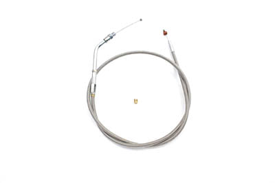 Braided Stainless Steel Throttle Cable with 38 inch Casing