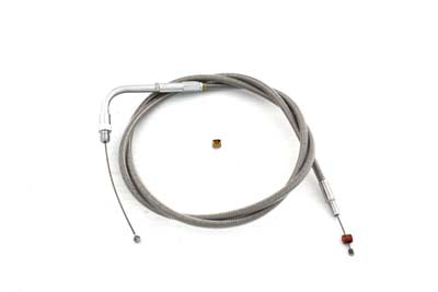 43.25 inch Braided Stainless Steel Throttle Cable