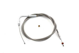 43.25 inch Braided Stainless Steel Throttle Cable