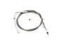 43.25 inch Braided Stainless Steel Throttle Cable