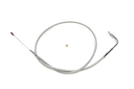 34.875 inch Braided Stainless Steel Idle Cable