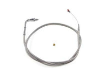 Load image into Gallery viewer, 42.875 inch Braided Stainless Steel Idle Cable