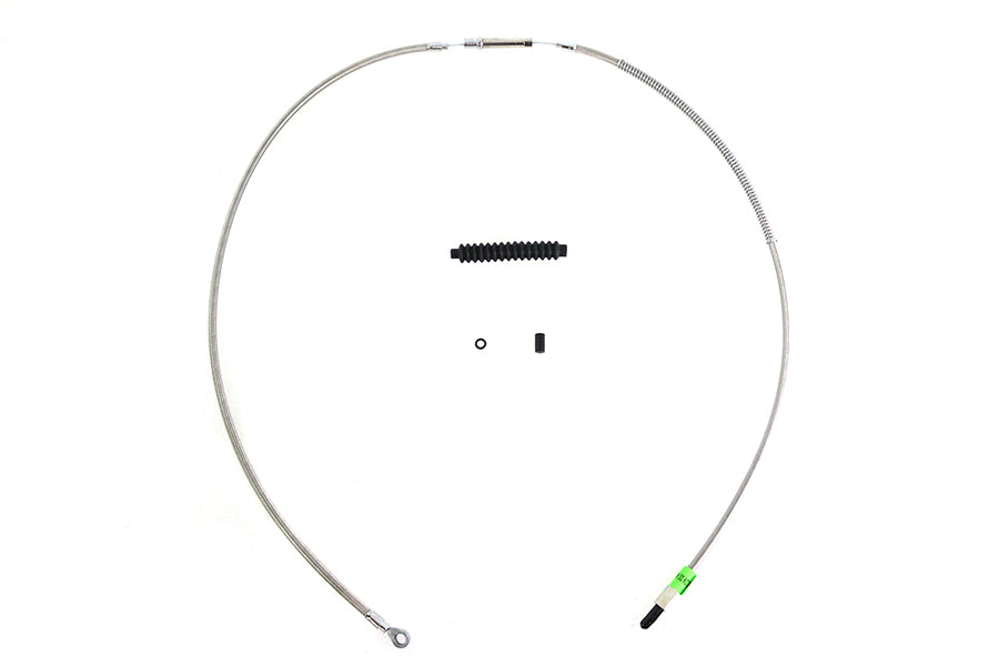 71.375 inch Braided Stainless Steel Clutch Cable