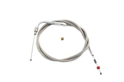 Braided Stainless Steel Idle Cable with 41.75 inch Casing