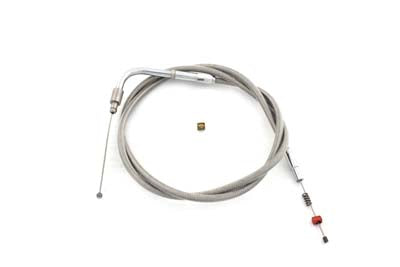Braided Stainless Steel Idle Cable with 40.50 inch Casing