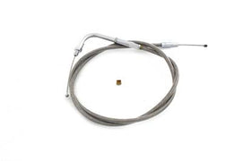 Braided Stainless Steel Throttle Cable with 38.50 inch Casin