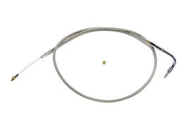 Braided Stainless Steel Idle Cable with 38.125 inch Casing