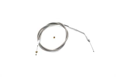 Braided Stainless Steel Throttle Cable with 38 inch Casing