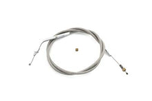 Load image into Gallery viewer, Braided Stainless Steel Idle Cable with 38 inch Casing