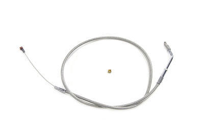 Braided Stainless Steel Idle Cable with 32.25 inch Casing