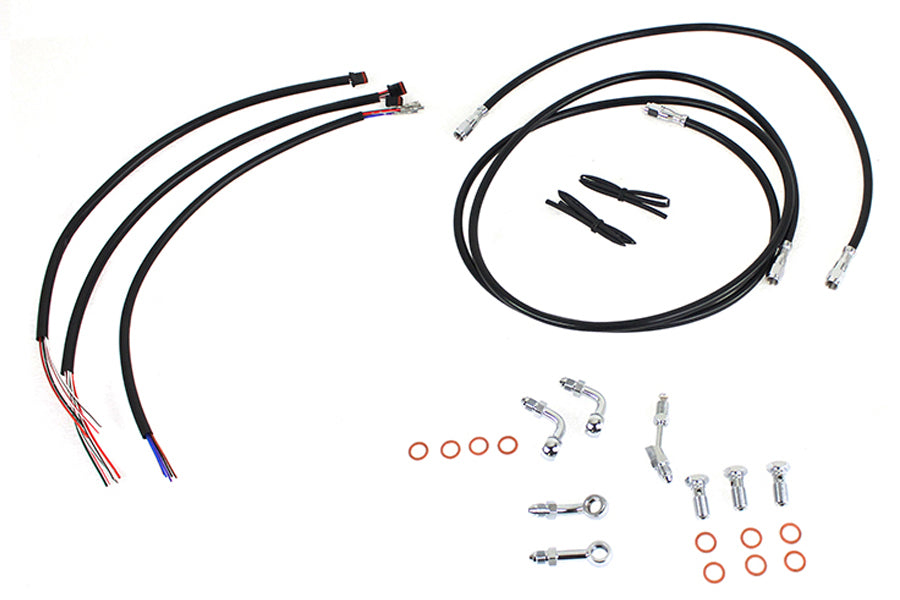 12 inch-14 inch Handlebar Cable and Brake Line Kit