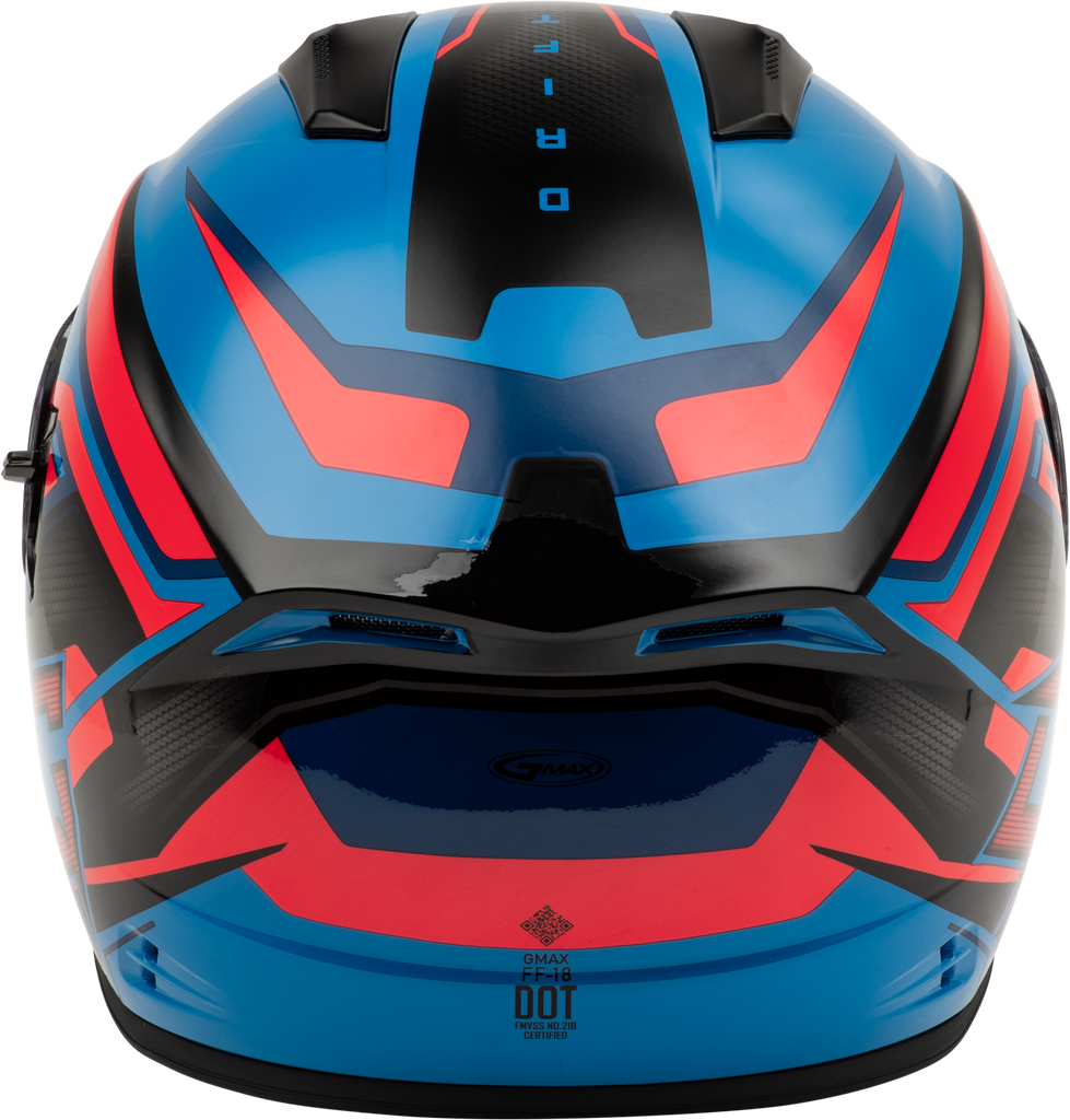 Ff 18 Drift Helmet Black/Blue/Red Xs