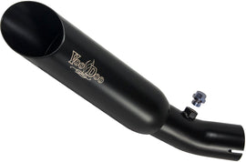Single Shorty Slip On Exhaust Black