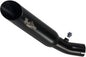 Single Shorty Slip On Exhaust Black