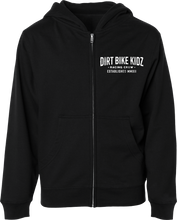 Load image into Gallery viewer, Speed &amp; Style Youth Zip Hood Black Ym