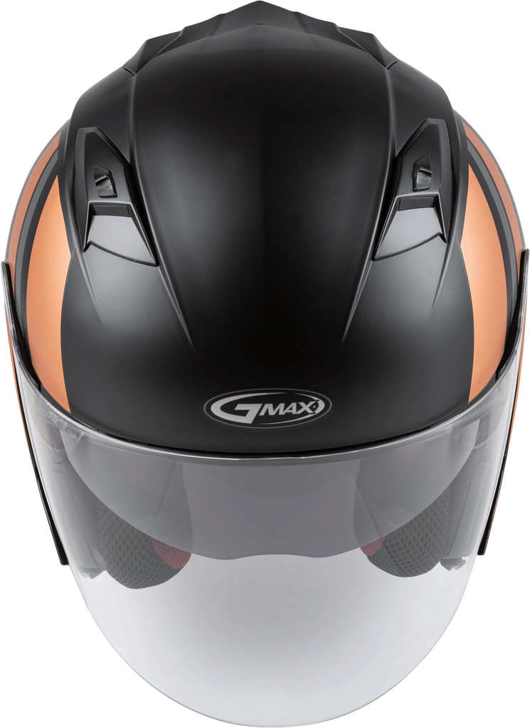 Of 77 Open Face Reform Helmet Matte Black/Copper/Silver Sm