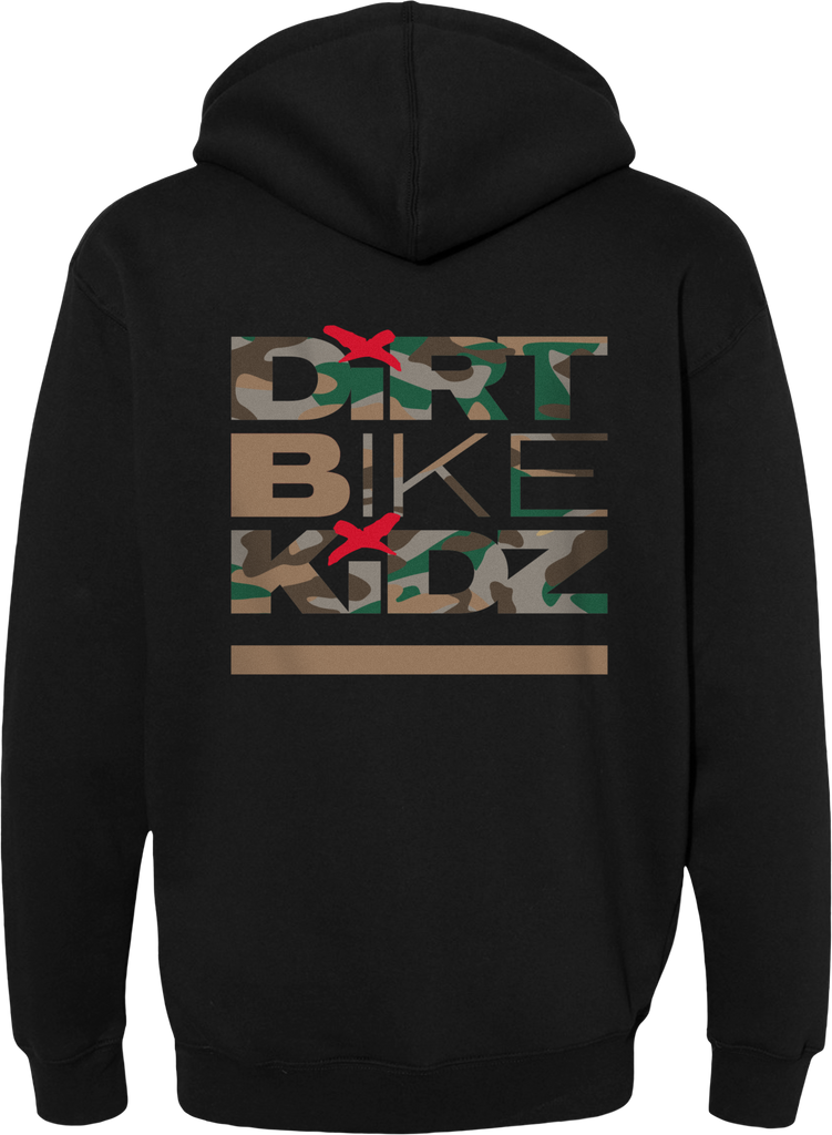 Camo Shovels Hoodie Black Sm