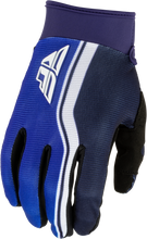 Load image into Gallery viewer, Youth F 16 Raze Gloves Navy/Blue/White Ys