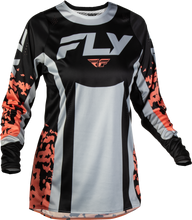 Load image into Gallery viewer, Women's Lite Flake Jersey Black/Light Grey/Coral Xl