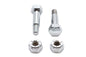 Large Driver Footpeg Bolt Set Chrome