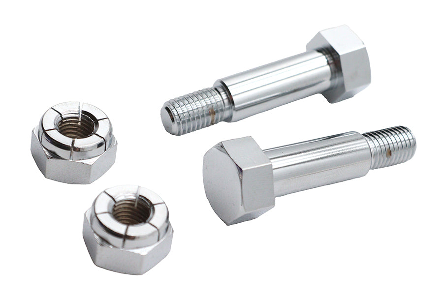Large Driver Footpeg Bolt Set Chrome