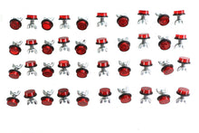 Load image into Gallery viewer, License Plate Frame Reflector Set Red