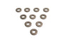 Parkerized Flat Washers 1/8 inch Inner Diameter