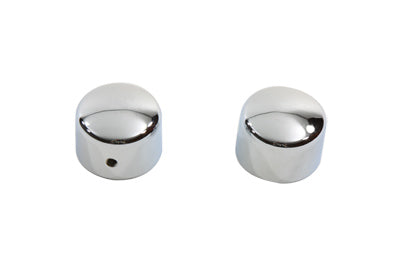 Chrome Front Axle Nut Cap Set