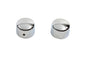 Chrome Front Axle Nut Cap Set