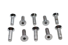 Load image into Gallery viewer, Allen Flat Head Screws Chrome 1/4 inch x 1 inch