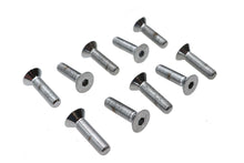 Load image into Gallery viewer, Allen Flat Head Screws Chrome 1/4 inch x 1 inch