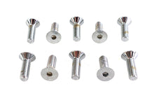 Load image into Gallery viewer, Allen Flat Head Screws Chrome 5/16 inch x 1 inch