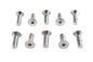 Allen Flat Head Screws Chrome 5/16 inch x 1 inch