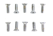 Load image into Gallery viewer, Allen Flat Head Screws Chrome 5/16 inch x 1 inch