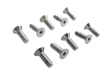 Load image into Gallery viewer, Allen Flat Head Screws Chrome 5/16 inch x 1 inch