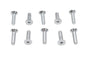 Allen Flat Head Screws Chrome 5/16 inch x 1-1/4 inch