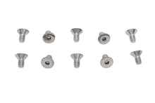 Load image into Gallery viewer, Allen Flat Head Screws Chrome 1/4 inch x 1/2 inch
