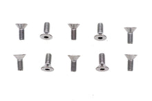 Load image into Gallery viewer, Allen Flat Head Screws Chrome 1/4 inch x 5/8 inch